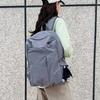 Schoolbag1011 new large-capacity junior high school backpack college student computer bag solid color schoolbag unisex