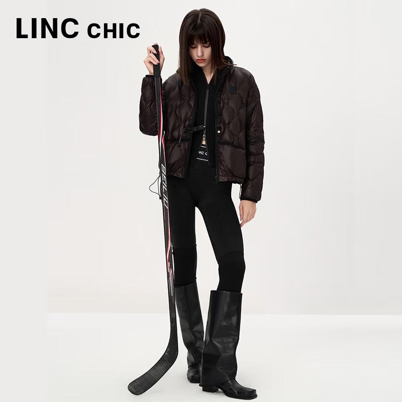 Jinyujie Women's 2024 Autumn Lightweight Duck Down Stand-Collar Jacket