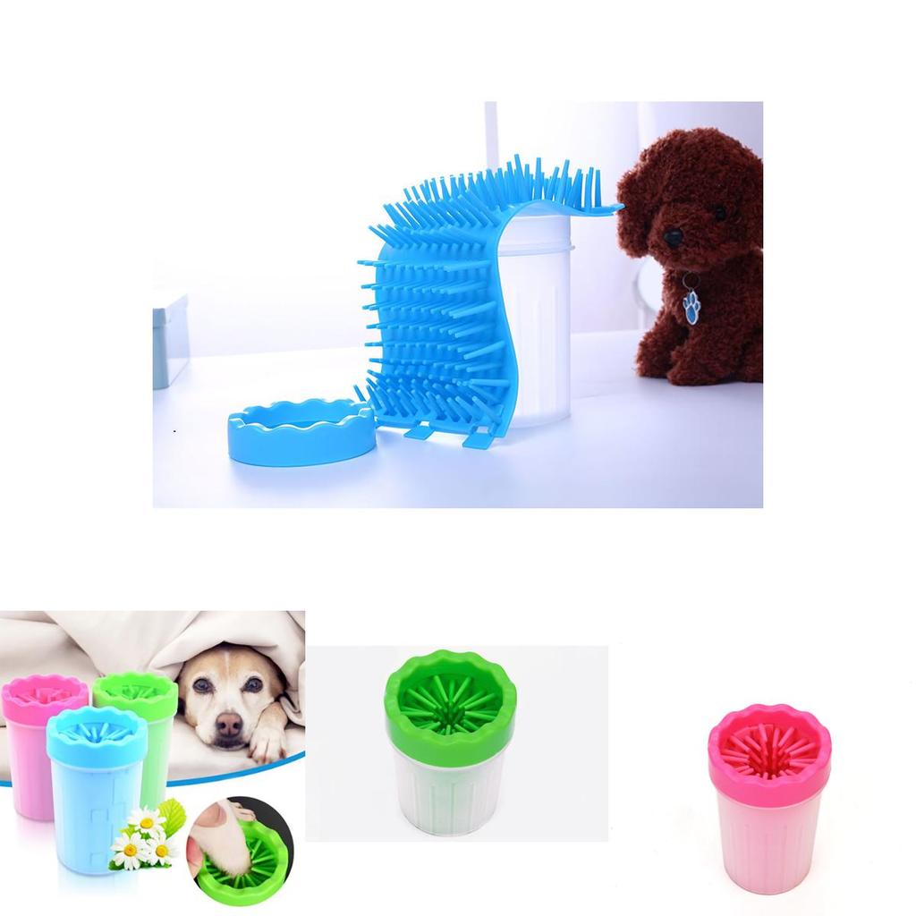 Premium Silikon Haustier Pfotenwaschbecher Für Mühelose Hunde- und Katzenpfotenreinigung