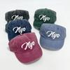 Casquette de baseball lavée pour homme avec broderie pour femme