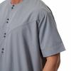 Men's Short Sleeve Muslim Robe Ethnic Style Traditional National Costume Loose Casual Long Gown Daily Wear Arabian Robe