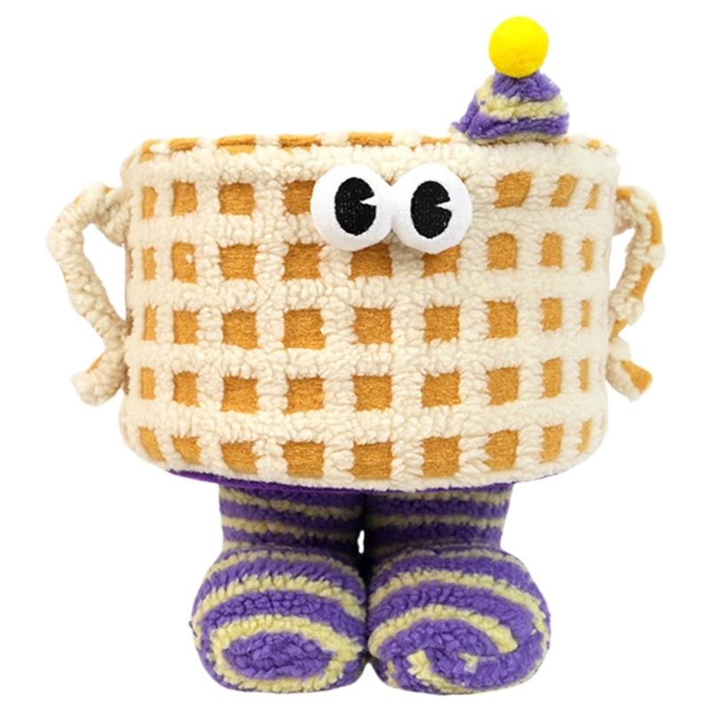 Large Capacity Cotton Rope Storage Basket For Kids Room Organization And Home Decors With Cute Cartoon Designs жёлтый 2200₽