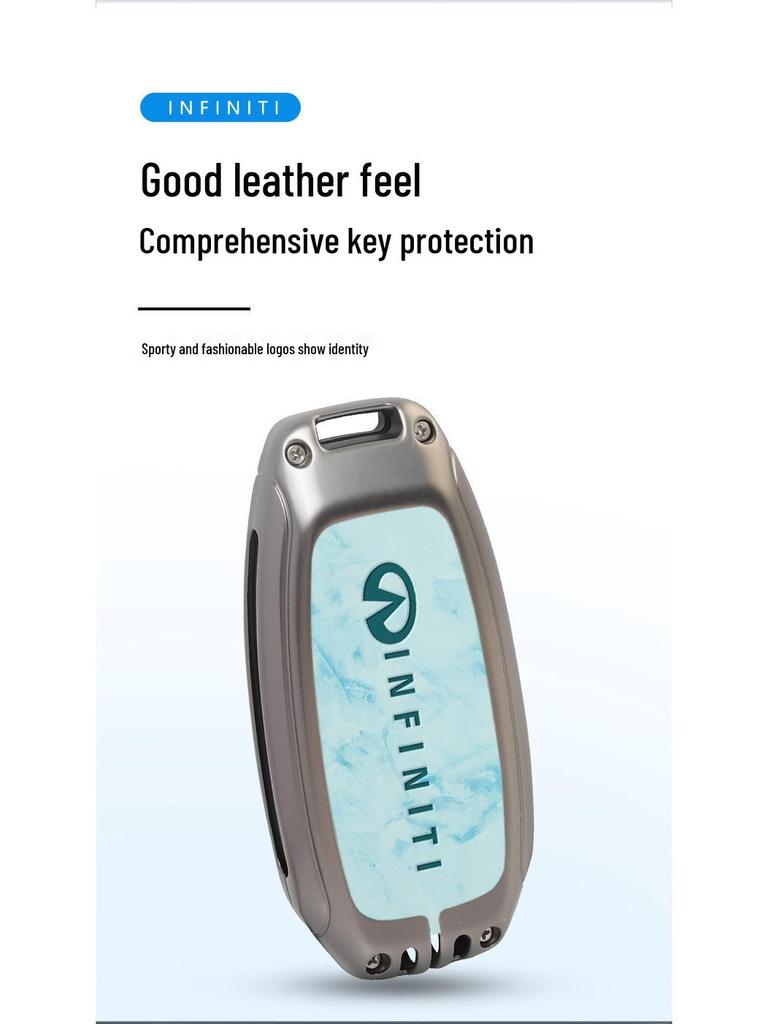 Premium Infiniti QX50/Q50L/QX60 Women's Key Case with Decorative Buckle for 2022 Model