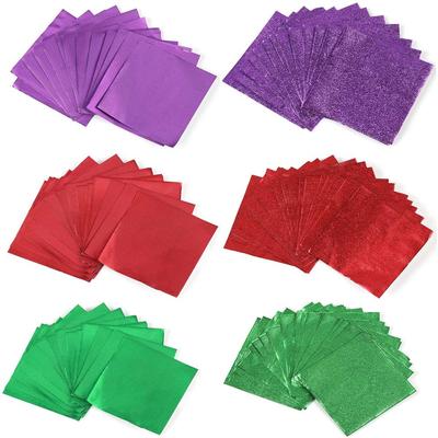 Embossing Sewing Decoration Baking Wedding Party Supplies Tin Food Candy Chocolate Wrapping Paper Package Paper Aluminum Foil