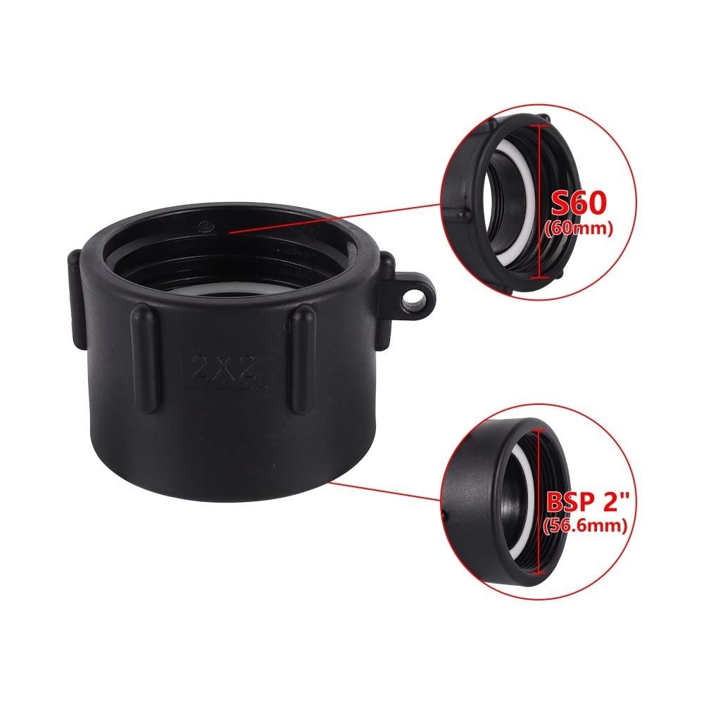 Coarse Thread Inlet IBC Tank Connector Female Thread Water Tank Fitting Water Transfer