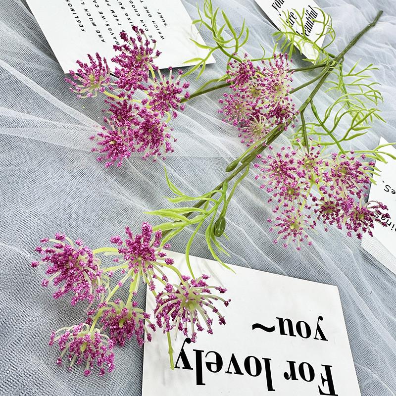 Plants Faux Flowers Plastic Wedding Wall Decor For Photography Arrangement Home