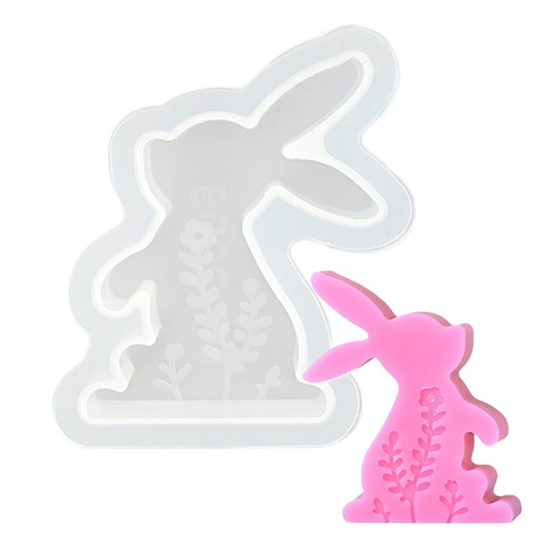 Rabbit Candle Mold Silicone Molds Easter Bunny Clay Molds Cat Rabbit Resin Molds Animal Molds Candle Making Molds Soap Mold