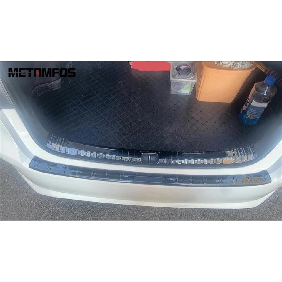 For Toyota Corolla Sedan -2024 2025 Inner+Exterior Rear Trunk Bumper Foot Plate Door Sill Scuff Guard Plate Car Accessories