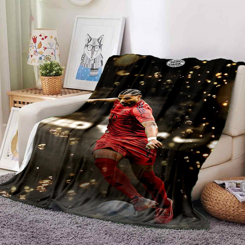 Soccer Celebration Moment Blankets Flannel Printed Breathable Warm Throw Blanket for Home Office Bedspreads 0708a70