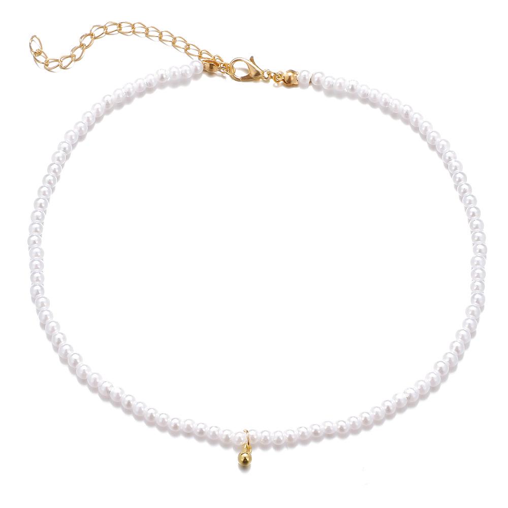 Collana Trendy con Ciondolo a Cuore per Donna - Catena Minimalista per la Clavicola con Chiusura OT per uno Stile alla Moda