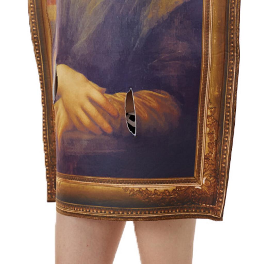 Halloween Mural Costume for Adults Funny Famous Paintings Cosplay Outfits for Halloween Bar Party