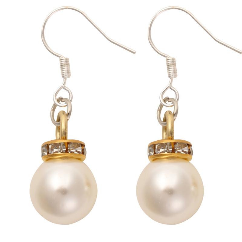 2022 Pendientes de Aro Colgantes Redondos Elegantes y Brillantes de Moda Coreana Zircón Blanco Rojo Champán Círculo Colgante de Cuentas de Bola Regalo para Mujer