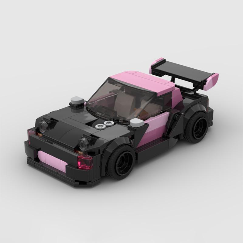 LEQUMOC Technical Car Sportscar Skyline Camper Van Model MOC Set Building Blocks Kits Toys for Gifts Car Bricks