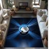 Tappeto Morbido per Pavimento Antiscivolo con Motivo Calcio Atalanta FC Tappeto per Interni Tappetino Decorazione Sportiva per Camera da Letto