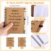 Set Of 6 Thank You Gifts For Colleagues Spiral Bound Motivational Inspirational Notebook With Ballpoint Pen For Colleagues Farewell Gifts Host Gifts