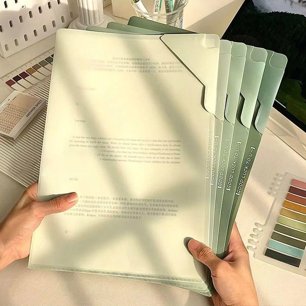 Large Capacity File Organizer Sorting Storage Document Bag Creative File Folders For Student