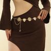 Waist Belt Hot Girl Stylish Metallic Cowboy Adjustable Body Chain for Dress