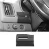 Carbon Fiber Inner Dash Card Jack Socket Slot Cover Trim For Chevy Colorado 14+