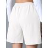 Summer New Style, Loose Fit, Linen, Casual Shorts, Solid Color, Plus Size, High Waist, Wide Leg Pants for Women