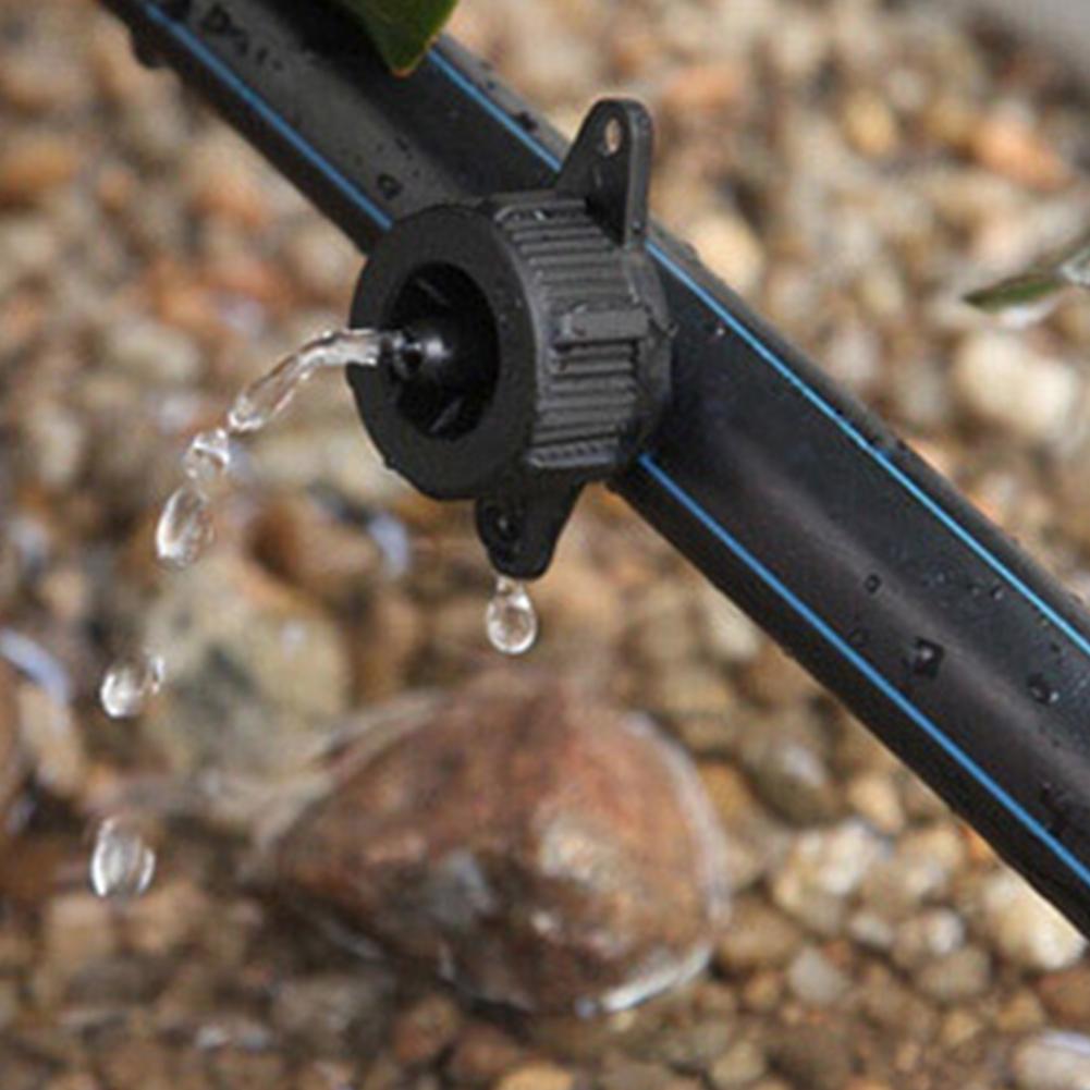 100pcs Pressure Compensating Drip Emitters 2L/4L/8L Adjustable Drippers for Garden Lawn Drip Irrigation