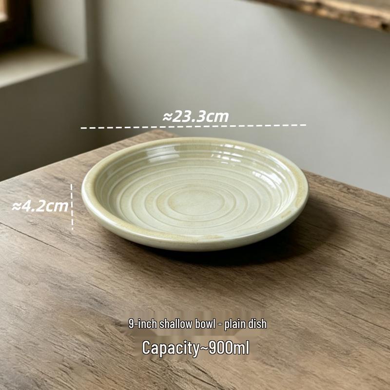Retro Ceramic Tableware: Earthen Pot with Alcohol Stove for Warming Dishes