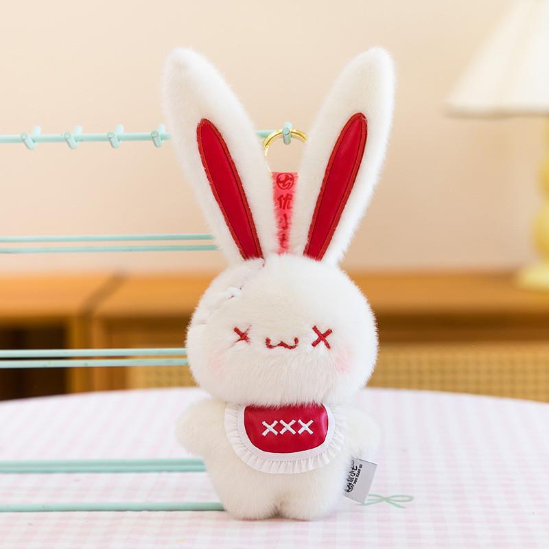 Cute Bunny Plush Backpack With Cartoon Design For Kids And Teens