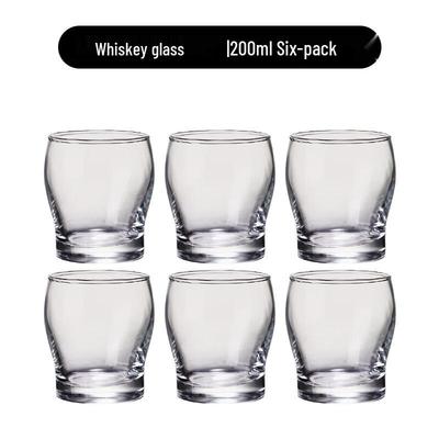 Shangqi W03 Crystal Whiskey Nosing & Tasting Glasses (Set of 6, 200ml)