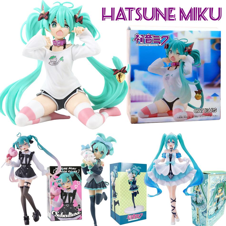 Anime Hatsune Miku Figur Virtueller Sänger Manga Statue Figuren Modell Spielzeug Schreibtisch Tortendekoration kawaiii Spielzeug Geschenk