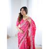 New Launch – Luxury Japan Satin Silk Saree with Coding & Sequins Embroidery Work