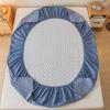 Coprimaterasso in cotone di alta qualità, lenzuolo con angoli elasticizzato, trapuntato, coprimaterasso regolabile, copriletto resistente