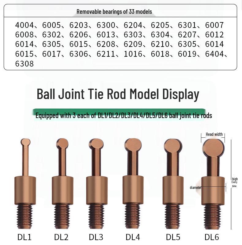 Three-Jaw Multifunctional Bearing Removal Tool Set