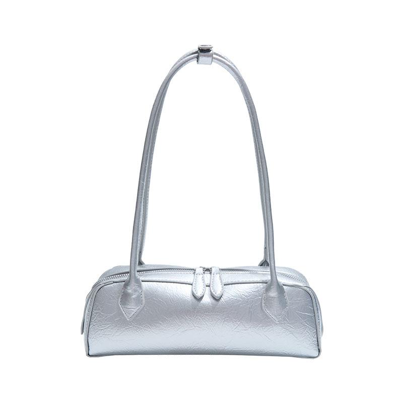 Simple Single Shoulder Armpit Bag, High Value Niche Retro Baguette Bag, Casual Commuting Versatile Women's Handbag