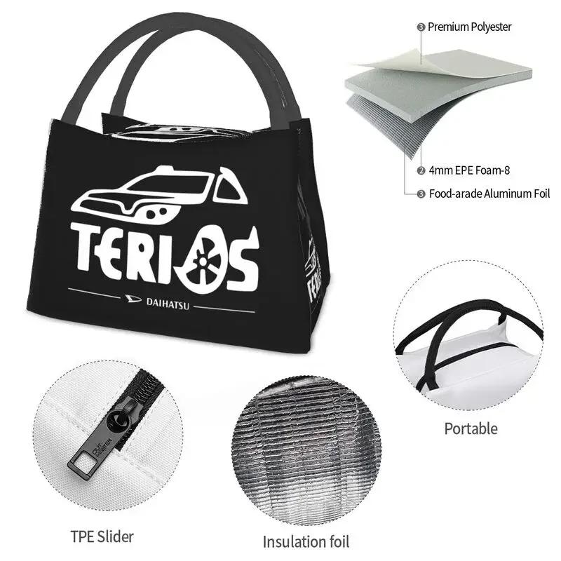 Terios Tragbare Lunchboxen für Damen Multifunktionale Kühltasche Thermische Isolierte Lunchtasche Reise Arbeit Picknick Behälter