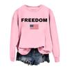 Women's Fashionable Casual Round Neck Loose Printed Long Sleeved Sweatshirt