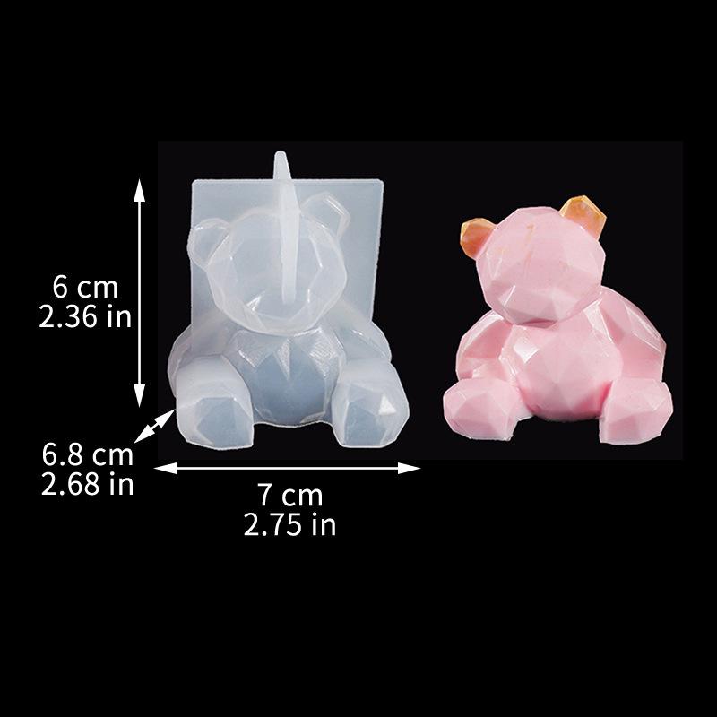 3D Handmade Unicorn Crafts | Aroma Plaster Moulds for Car Additions, Epoxy Resin Tools, Silicone Material