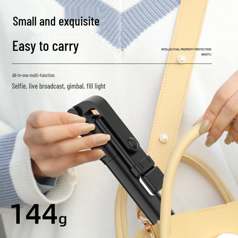 360° Rotating Bluetooth Selfie Stick & Tripod for Live Streaming & Photography