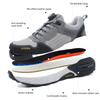 High-quality Work Safety Shoes for Men Rotating Button Work Sneakers Anti-smash Anti Puncture Indestructible Shoes Work Boots