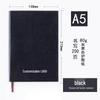 Customized High-End Leather A5 Notebook with Logo for Business Meetings