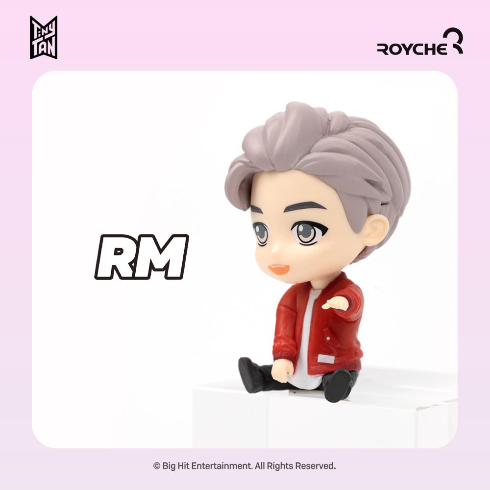 2p Set) Tinytan X Royche Monitor Figure Official BTS Goods from Bighit / Plastic Doll