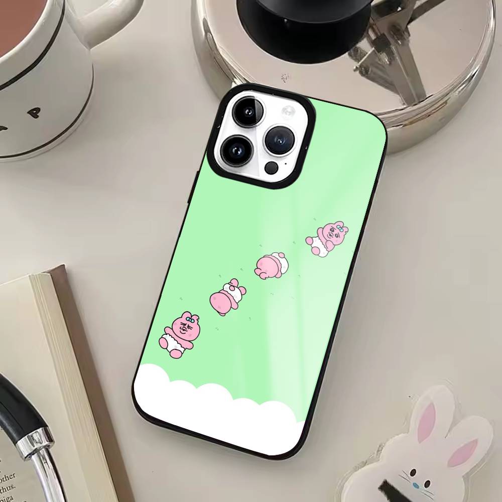 Cartoon O-Opanchu Usagi Phone Case For iPhone17,16,15,14,13,12,11 Plus,Pro Max Magnetic For Magsafe Wireless Charging