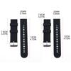 22/20mm Adjustable Sport Silicone Washable Replacement Strap Soft Wristband Bracelets Waterproof Washable Quick Release