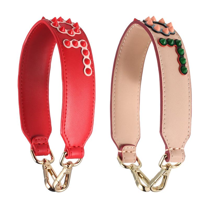 LOVE Letter Cowhide Short Strap | Handheld & Shoulder Leather Handbag Strap