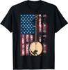 Banjo In American Flag Bluegrass Cute Fiddle Players Gift T-Shirt Size S -5XL