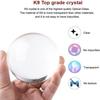 3D Galaxy Crystal Ball  Engraved Night Light USB Power LED Wooden Base Crystal for Home Decoration  Girls(Warm White) (Galaxy)