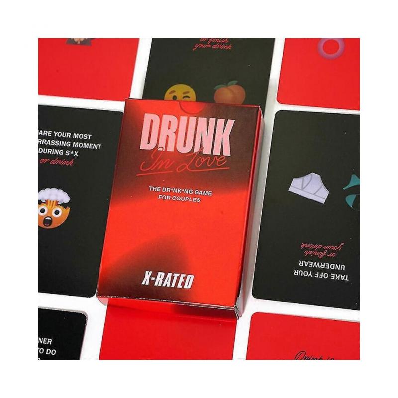 Drunk In Love: X-Rated Couples Drinking Game - Intimate Relationship Card Game with Spicy Dares