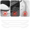 Car Door Transparent Anti-collision Protector Bar Stickers Rearew View Mirror Cover Protection StripSide Edge Protection Guards
