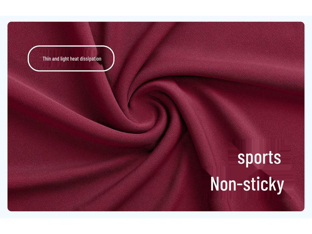 Juyitang 2026 High Neck Sports Vest - Double-Sided Brocade, Shockproof, High Elasticity, Fixed Cup Yoga Bra