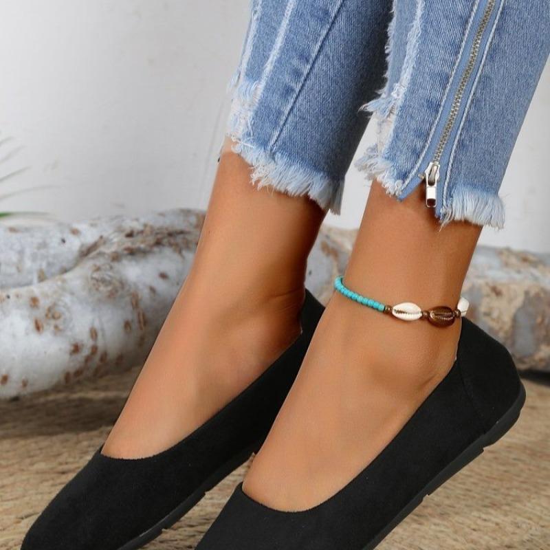 Flat single shoes new cloth surface comfortable versatile casual non-slip foot work shoes