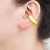 Nidin New Retro C Shape Copper Ear Cuff No Piercings Clip Earrings For Women Female Vintage Upscale Jewelry Daily Party Gifts
