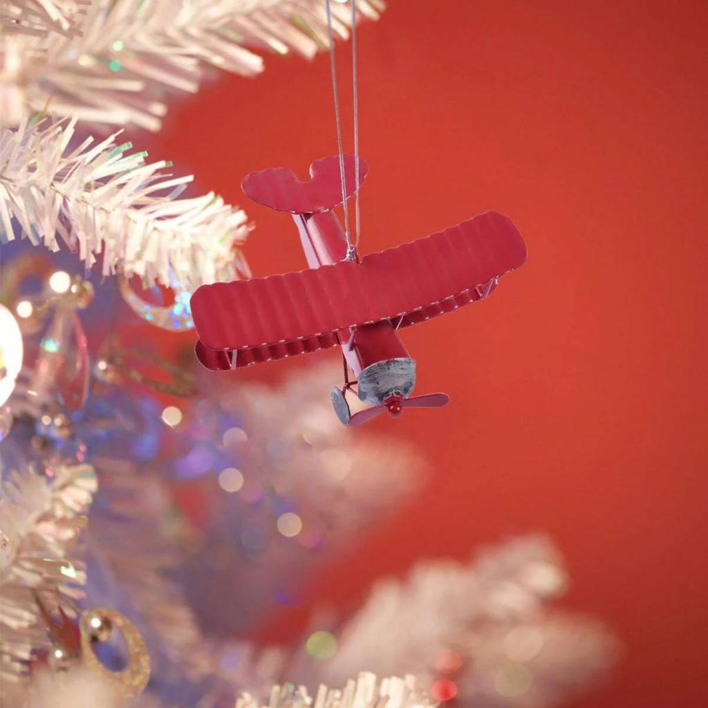 Retro Iron Small Airplane Model Ornaments Creative Iron Small Airplane Crafts Home Decorations